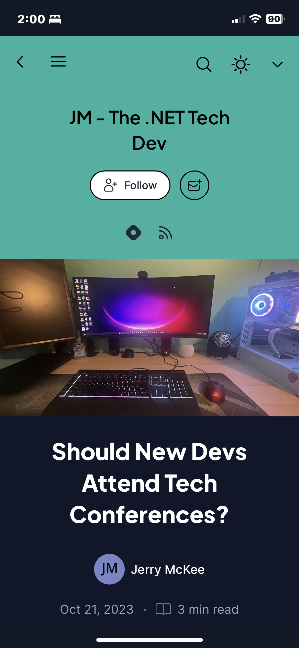 My first blog post