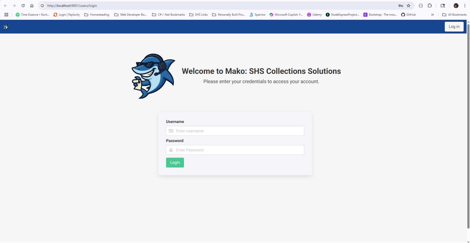 Mako Collections Landing